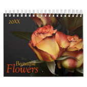 Custom Flowers Calendar | Redactionele tekst Kalender (Hoes)