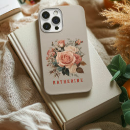 Custom Flowers Rozen Telefoonhoesje voor Vrouwen & Case-Mate iPhone 14 Pro Hoesje