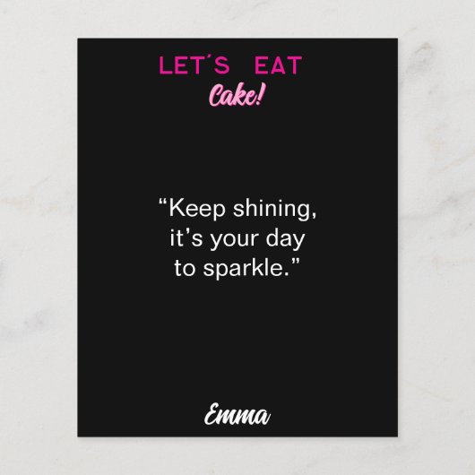 Custom Flyer – professioneel Visitekaartje (Achterkant)