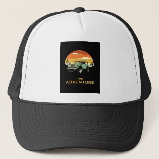 Custom Foam Trucker Hat, White and Black Trucker Pet (Voorkant)