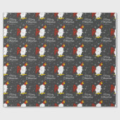 Custom Foghorn Leghorn Merry kerst Cadeaupapier (Vlak)