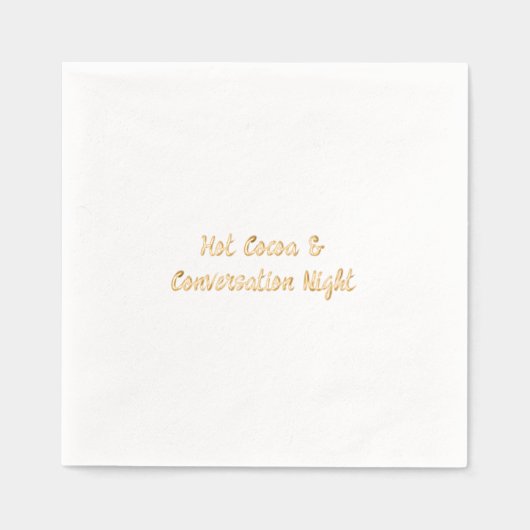 Custom folie servetten (Voorkant)