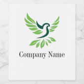 Custom Food & Beverage Label Set Wijn Etiket (Enkel label)