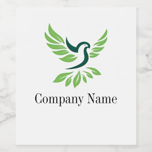 Custom Food & Beverage Label Set Wijn Etiket (Enkel label)