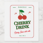 Custom Food & Beverage Label Set Wijn Etiket (Enkel label)