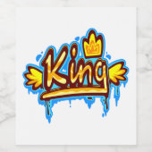 Custom Food & Beverage Label Set Wijn Etiket (Enkel label)