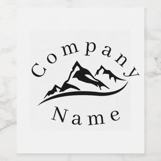 Custom Food & Beverage Label Set Wijn Etiket (Enkel label)