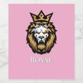 Custom Food & Beverage Label Set Wijn Etiket (Enkel label)