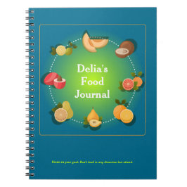 Custom Food Diet Health Journal Notitieboek