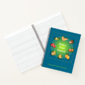 Custom Food Diet Health Journal Notitieboek (Binnen)