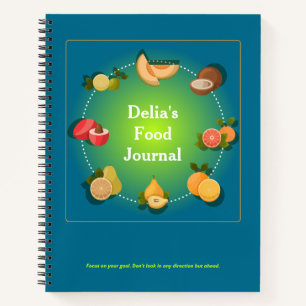 Custom Food Diet Health Journal Notitieboek