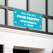 Custom Food Pantry Banner (Buitenkant Gebouw)