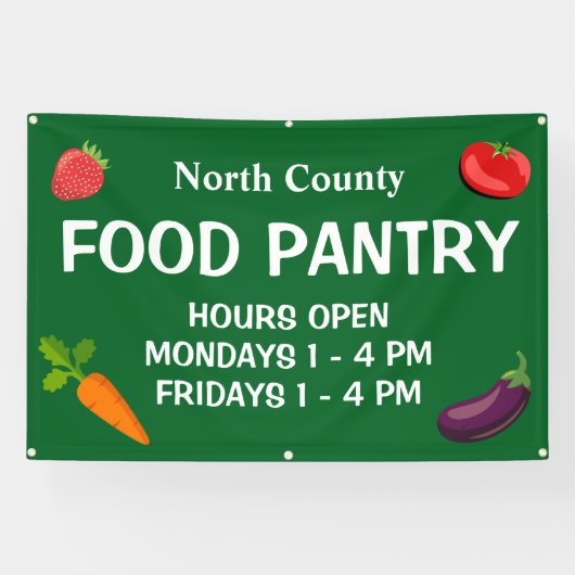 Custom Food Pantry Banner (Horizontaal)
