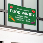 Custom Food Pantry Banner (Buitenkant Gebouw)