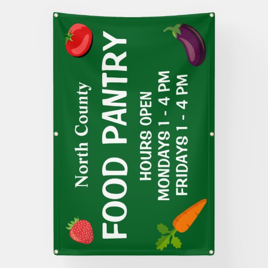 Custom Food Pantry Banner (Verticaal)