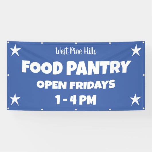 Custom Food Pantry Banner (Horizontaal)