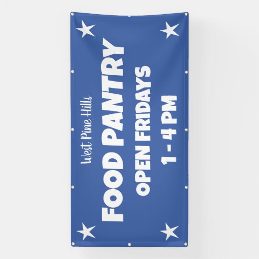 Custom Food Pantry Banner (Verticaal)