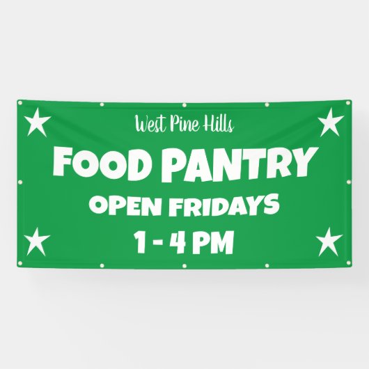 Custom Food Pantry Banner (Horizontaal)