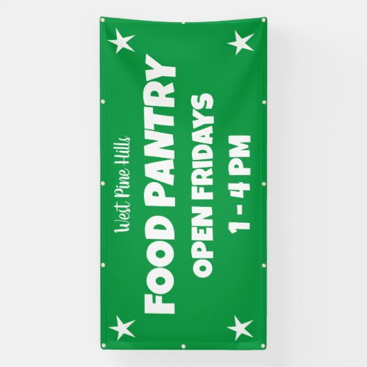 Custom Food Pantry Banner (Verticaal)