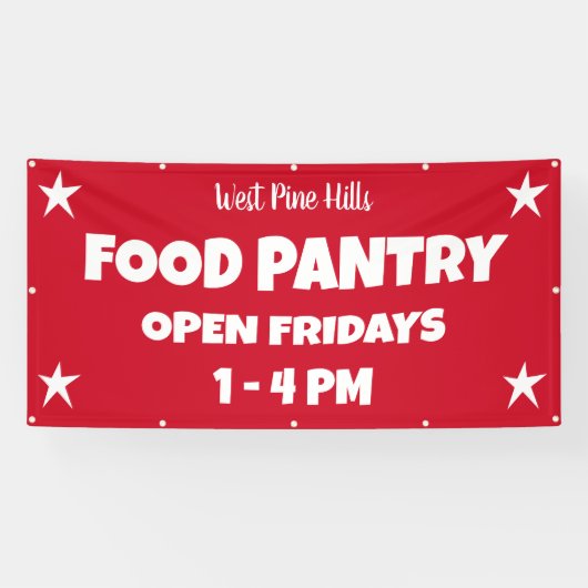 Custom Food Pantry Banner (Horizontaal)