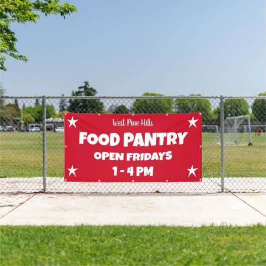 Custom Food Pantry Banner (Insitu)