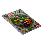 Custom Food-thema spiraal Notitieboek (Rechterzijde)