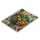 Custom Food-thema spiraal Notitieboek (Linkerzijde)