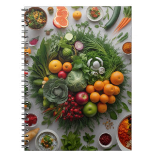 Custom Food-thema spiraal Notitieboek