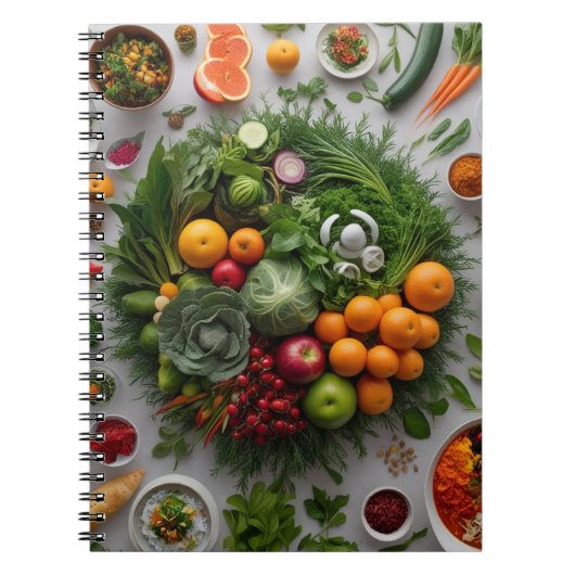 Custom Food-thema spiraal Notitieboek (Voorkant)