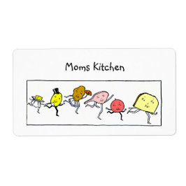 Custom Foods  Keuken Art Labels