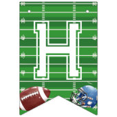 Custom Football 2e jaar Down Happy Birthday Vlaggetjes (Tweede vlag)