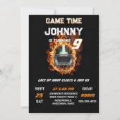 Custom Football birthday invitation Kaart (Voorkant)