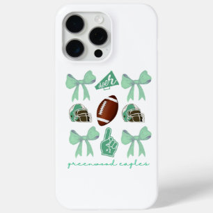 Custom Football Bow Custom School, iPhone 15 Pro Max Hoesje