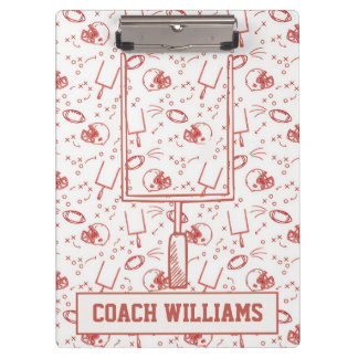 Custom Football Coach Clipboard Illustrated Sports Klembord