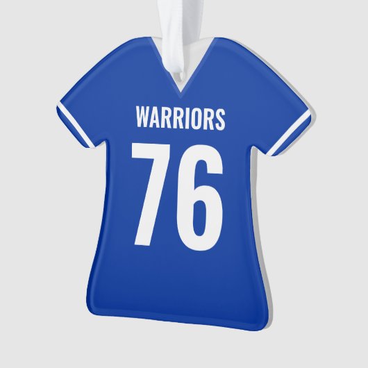 Custom Football Jersey Ornament (voorkant)