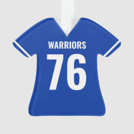 Custom Football Jersey Ornament