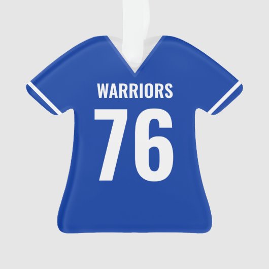 Custom Football Jersey Ornament (voorkant)