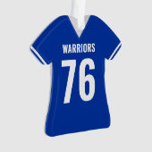 Custom Football Jersey Ornament (voorkant)