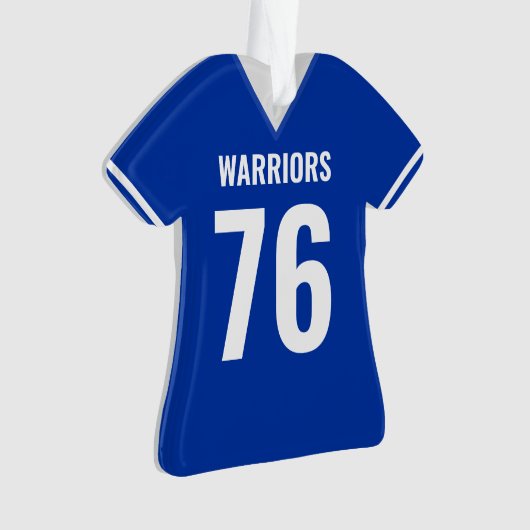 Custom Football Jersey Ornament (voorkant)