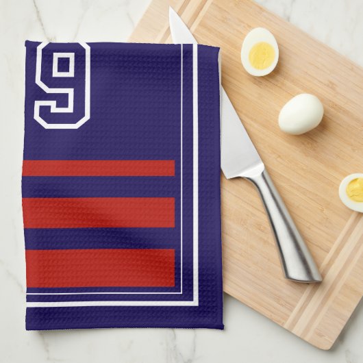 Custom Football Player,Personalized Sports Towel | Theedoek (Quarter Fold)