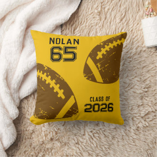 Custom Football Senior Player Number Class of Kussen