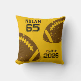Custom Football Senior Player Number Class of Kussen