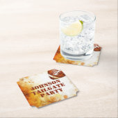 Custom Football Theme Party Kartonnen Onderzetters (Insitu)