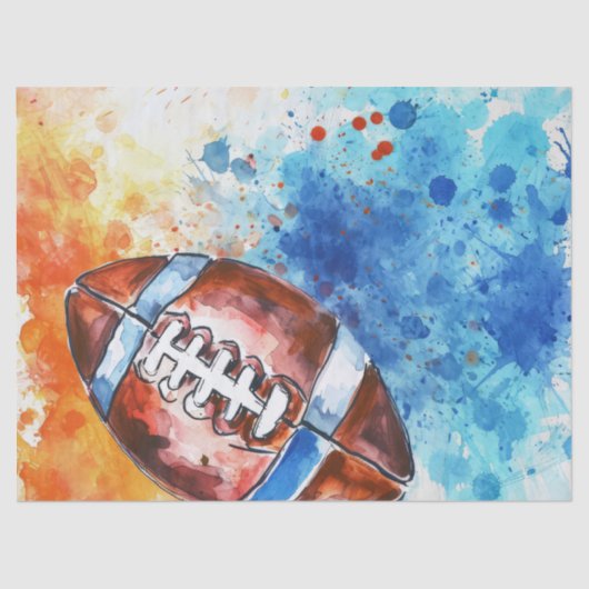 Custom Football Theme Party Tissuepapier (Voorkant)