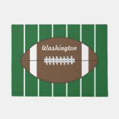 Custom Football Welkom Deurmat Rug (Voorkant)