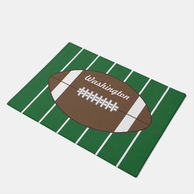 Custom Football Welkom Deurmat Rug (Schuin)