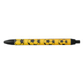 Custom Football Yellow Pen with Black Ink (Voorkant)