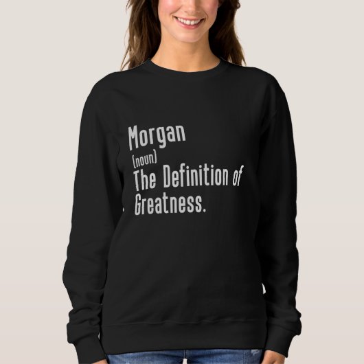 Custom for Morgan - Grappig overhemd met de naam M Trui (Voorkant)