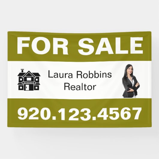 Custom For Sale Realtor Photo Business Template Spandoek (Horizontaal)