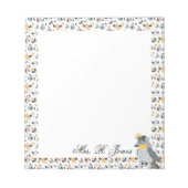 Custom For The Birds Notitieblok (Voorkant)